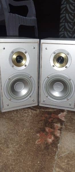 speaker 4inch good sound original Japani amplifier 110 2 channel 1