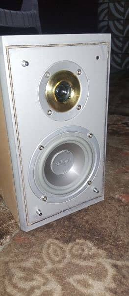 speaker 4inch good sound original Japani amplifier 110 2 channel 4