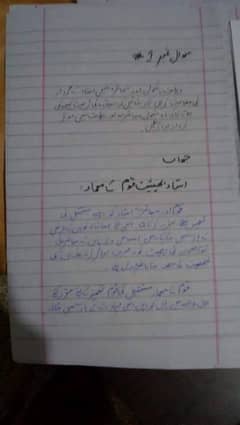 I can write English & Urdu assignment in handwriting and MS Word.
