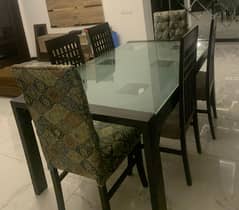 Dining table with chairs