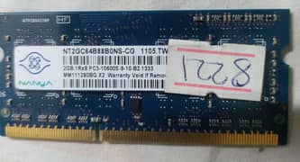 Ddr3 2GB Ram For Laptop