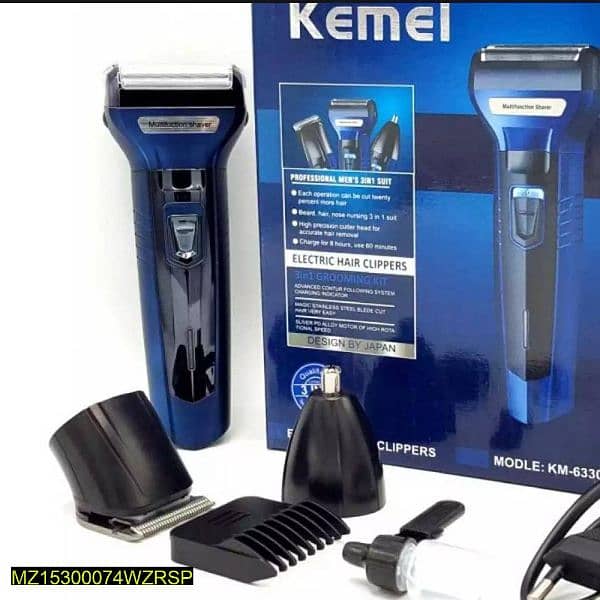 3 in 1 electric hair removal Men's shaver 2
