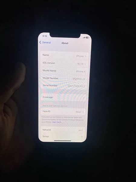 Iphone X 64gb PTA 3