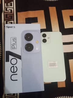 spark 7plue neo 64 gb box sath ha wranty k sath 10by10 condition