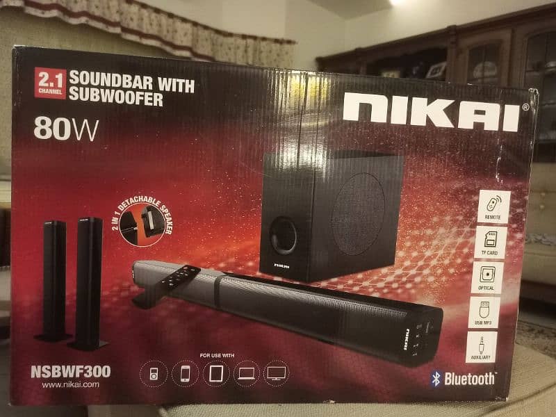 NIKAI Sound bar with Subwoofer 3