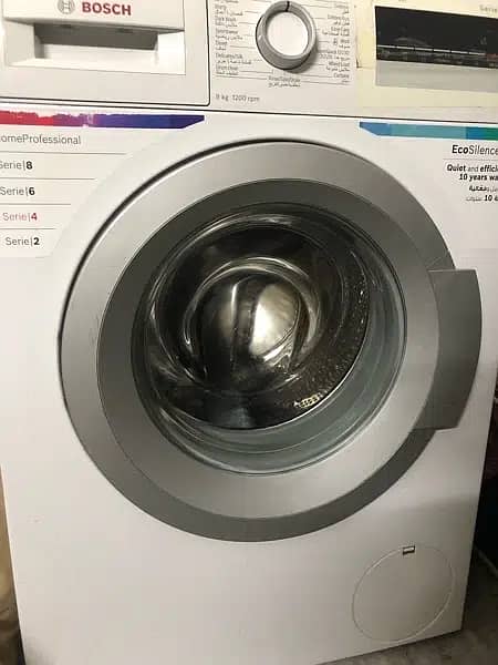 BOSCH FULLY AUTOMATIC FRONT LOAD 8KG washing machine with dryer 0