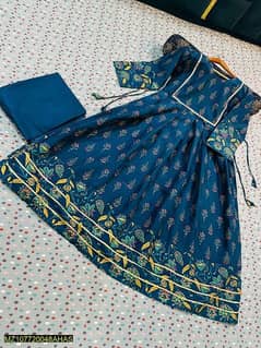 2 PCs women's stitched work maxi and trouser