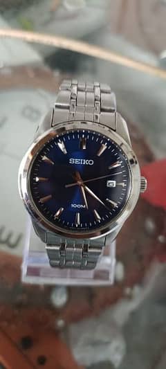 Seiko Blue Quartz watch