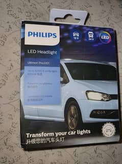 Genuine Phillips Ultinon Pro 3101 LED for vehicles. H4 Socket