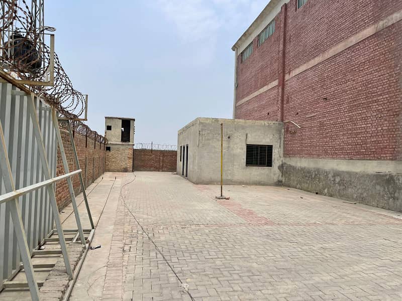 8 Kanal Neat And Clean Factory Available For Rent on Multan road Lahore 1