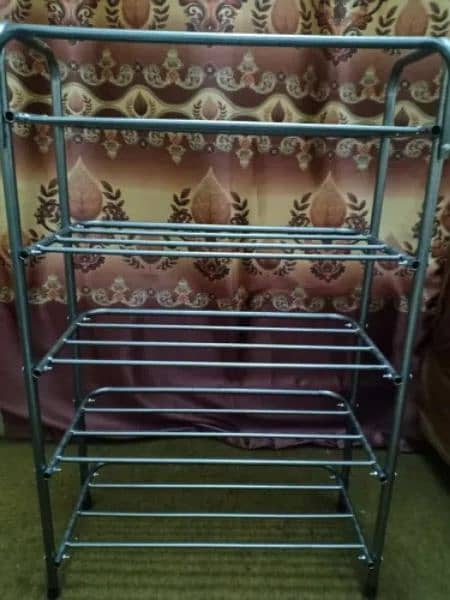 Brand New Iron 5 Layer Shoes Stand Rack Organizer Premium Quality 5