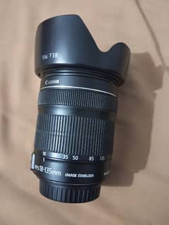 Canon 18-135mm STM Lens With UV filter