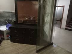 dressing table with full size mirror