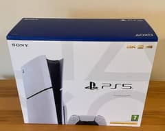 Playstation 5 ( Ps5 ) slim UK box packed with  1 year P S pl us