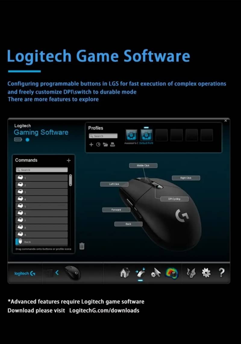Logitech G304 gaming wireless mouse brand new just box open 6