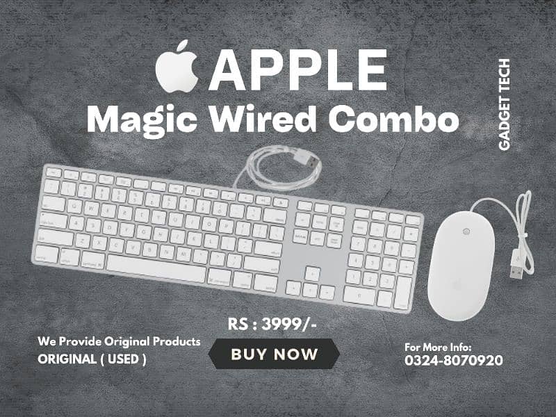 Apple Magic Wired Slim Combo Latest MacBook iMac Numeric Mighty 0