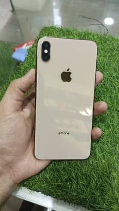 iPhone Xsmax Pta proved phiscal dual sim 256 gb golden couler