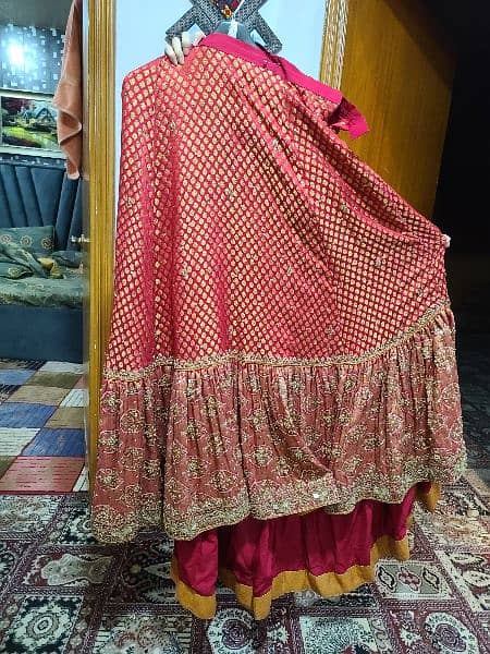 Bridal dress/Walima dress / bridal Maxi/bridal lehnga 10