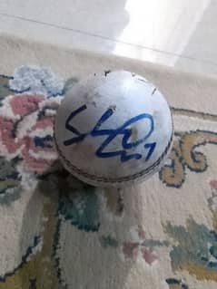 shadab Khan and Muhammad Nawaz signed ball