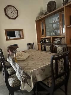 8 chairs dining table with new posish
