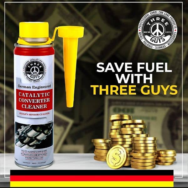 Catalytic Car Converter Cleaner 320ML THREE GUYS  (German Engine 9