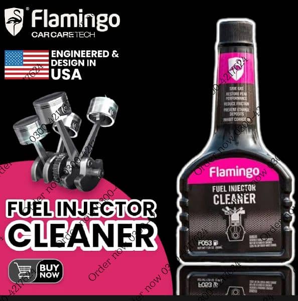 Flamingo Fuel Injector Car Cleaner - Improve Fuel Economy and i 0