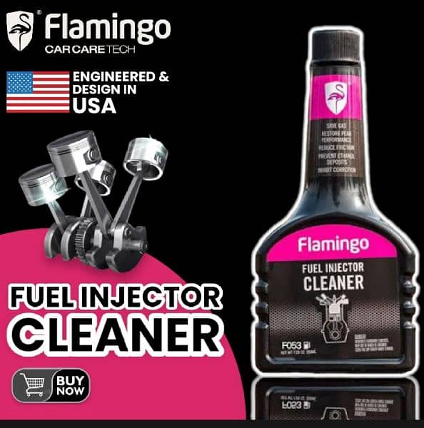 Flamingo Fuel Injector Car Cleaner - Improve Fuel Economy and i 1