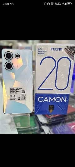 tecno camon 20 8+8 256gb complete box
