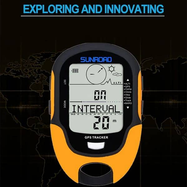 FR510 GPS sports Altimeter Altitude Compass Fishing Barometer Temper 4