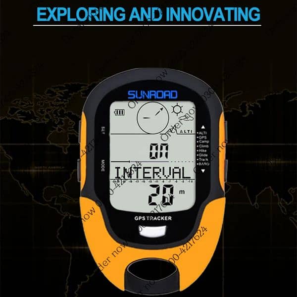 FR510 GPS sports Altimeter Altitude Compass Fishing Barometer Temper 5