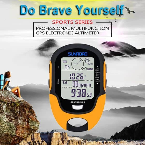 FR510 GPS sports Altimeter Altitude Compass Fishing Barometer Temper 7