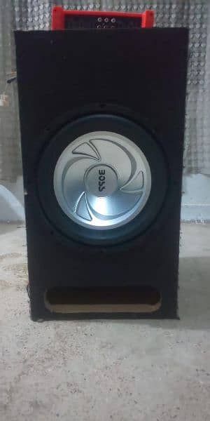 amplifier and bass boosted speaker for sale 0