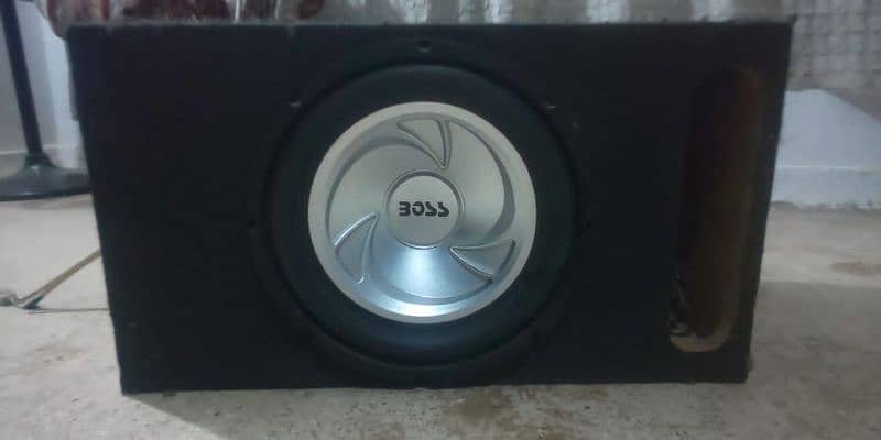 amplifier and bass boosted speaker for sale 1