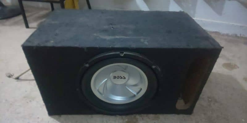 amplifier and bass boosted speaker for sale 2