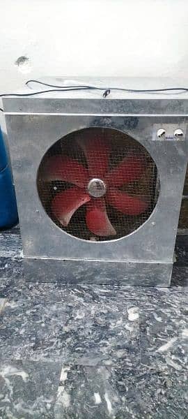 The air cooler is a little bit used, new condition 0