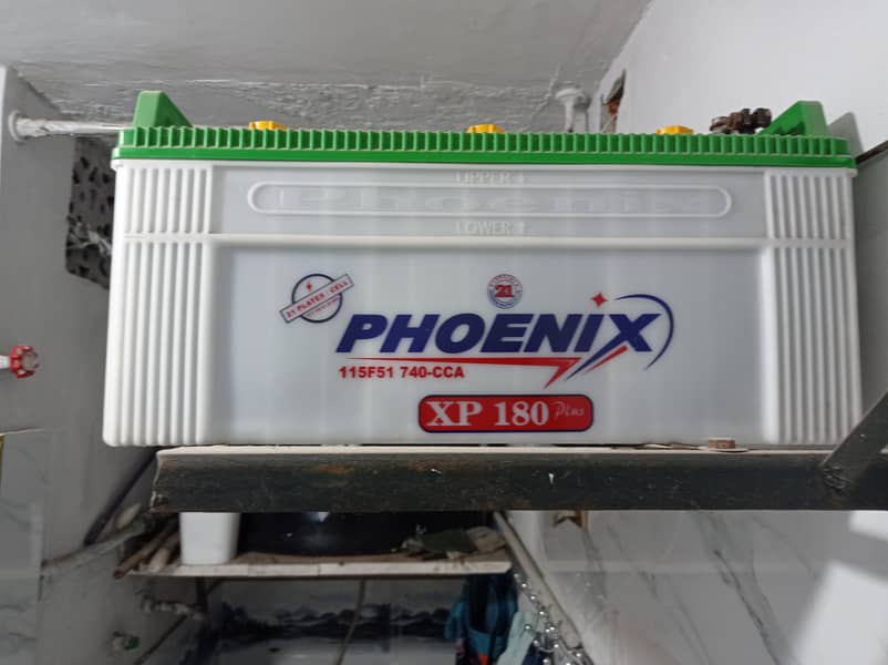 Ups with Phoenix bettery 21 plate 180 0