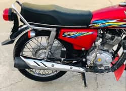 honda CG 125 2018 model red color total geniun bike