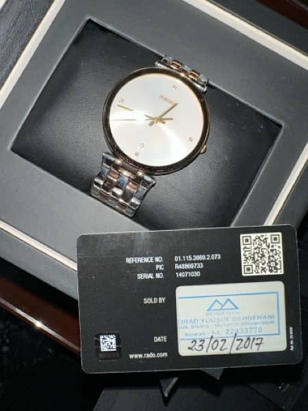 RADO WATCH ORIGINAL 1