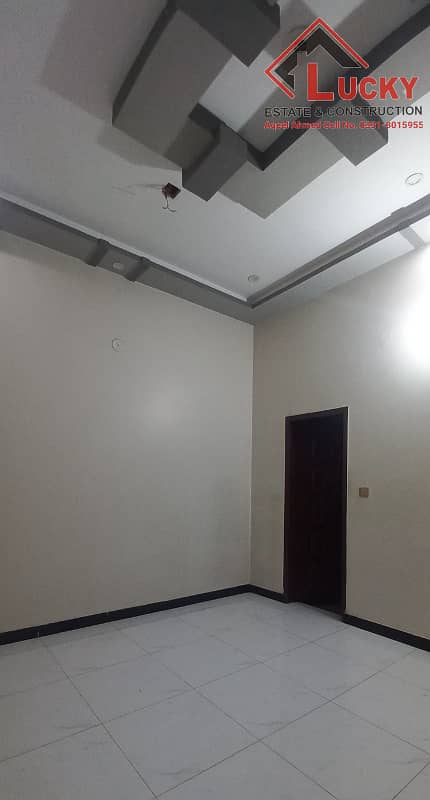 Corner 200 Sq. Yd. Ground Floor 3 Bed D/D House For Rent at STATE BANK SOCIETY 17-A Scheme 33 Near By Karachi University Society. 4
