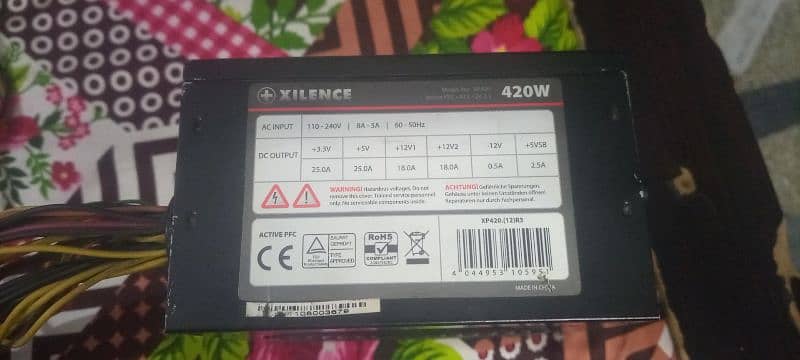 +Xilence 420 watts gaming power supply for sell 0