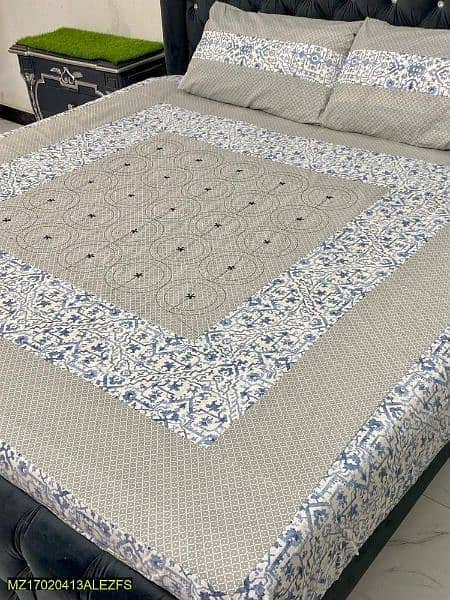Free home Delivery,Brand New king Size bed sheet with PatchWork 1