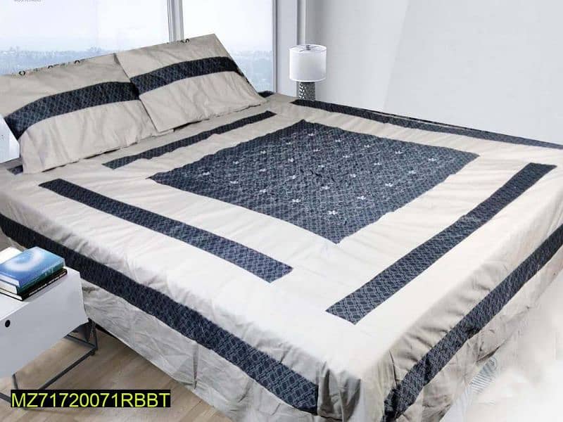 Free home Delivery,Brand New king Size bed sheet with PatchWork 3