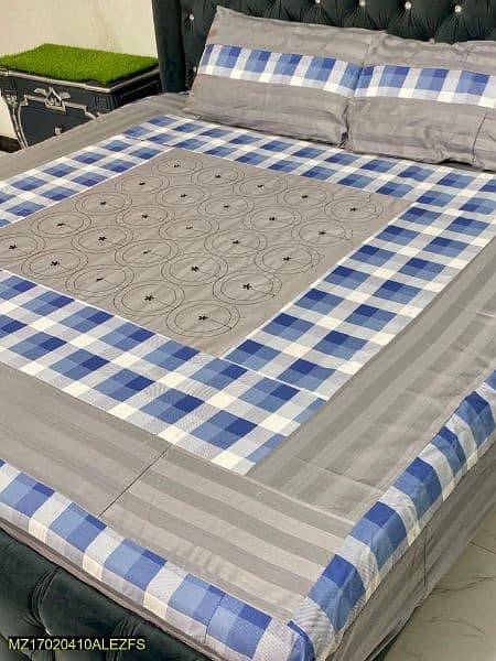 Free home Delivery,Brand New king Size bed sheet with PatchWork 8