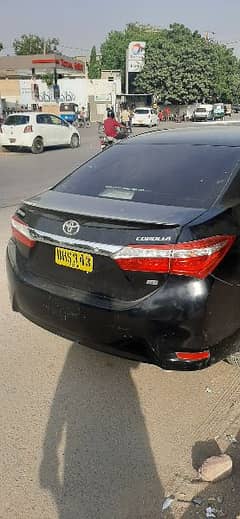 original file and plates Corolla XLI 2017