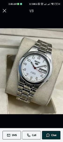 original and genuine automatic seiko 5 watch 0