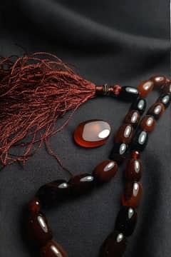 Natural Agate Stone Tasbih and Agate Stone for ring