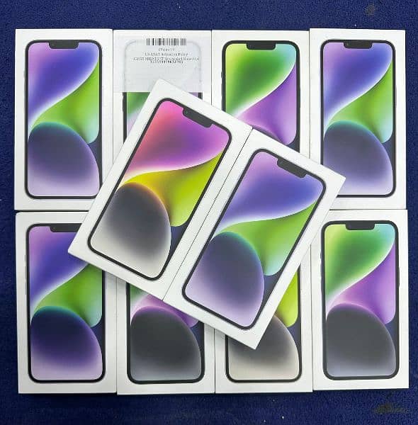 Iphone 14 plus 128GB BOX PACK non pta non active 1year Apple waranty 0
