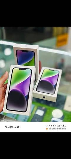 Iphone 14 plus 128GB BOX PACK non pta non active 1year Apple waranty