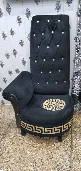 white and black furniture with king chairs 6