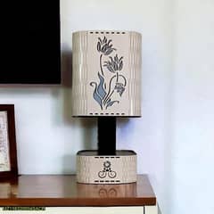 WOODEN NIGHT TABLE LAMP